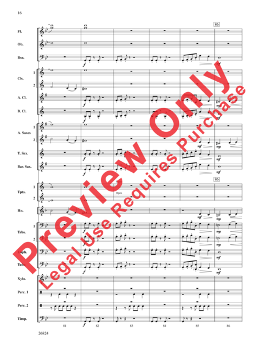 Contraption Concert Band scores gallery preview page 17