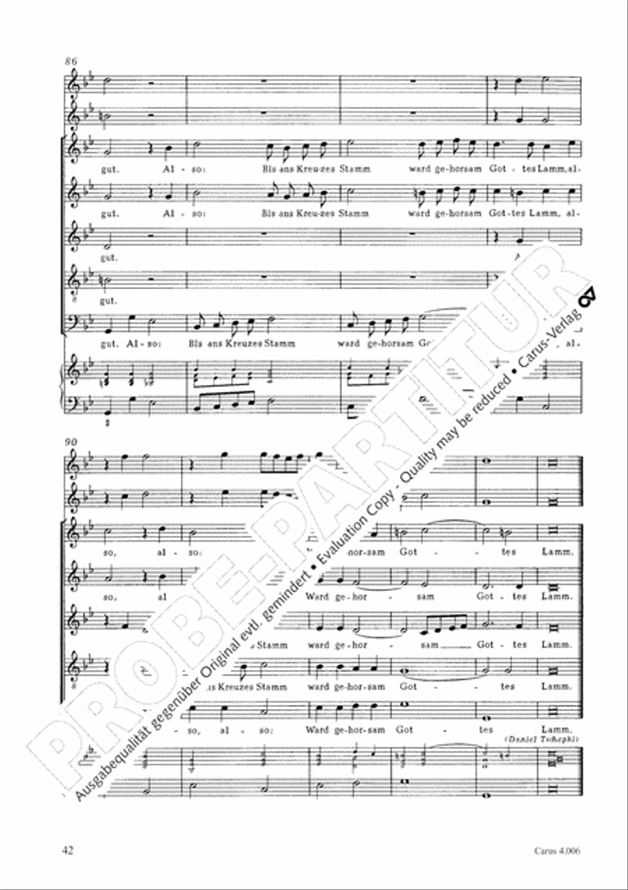 Ten motets Choir scores gallery preview page 44