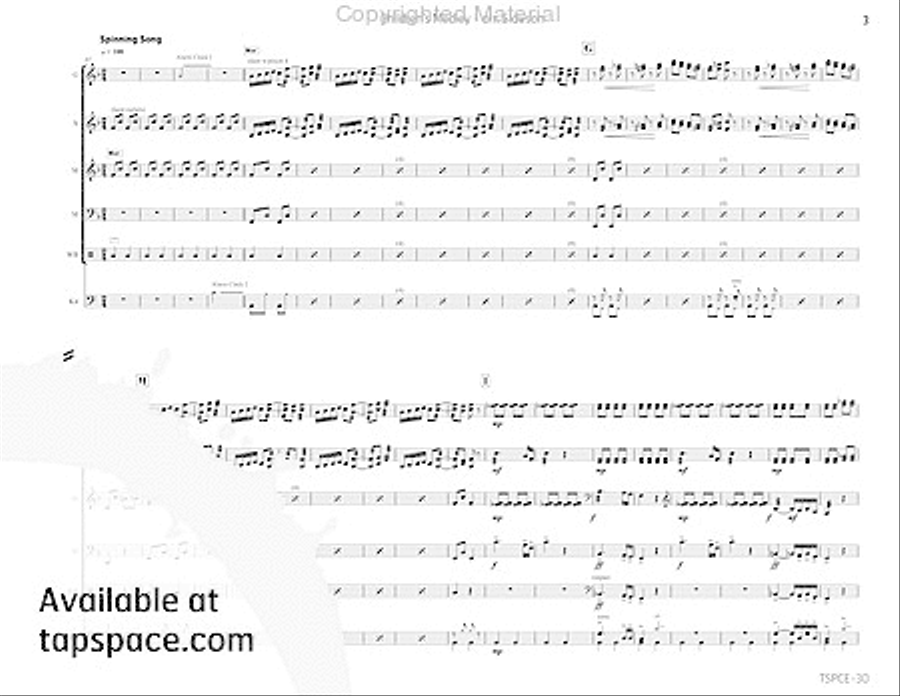 Children's Medley Percussion Ensemble scores gallery preview page 8