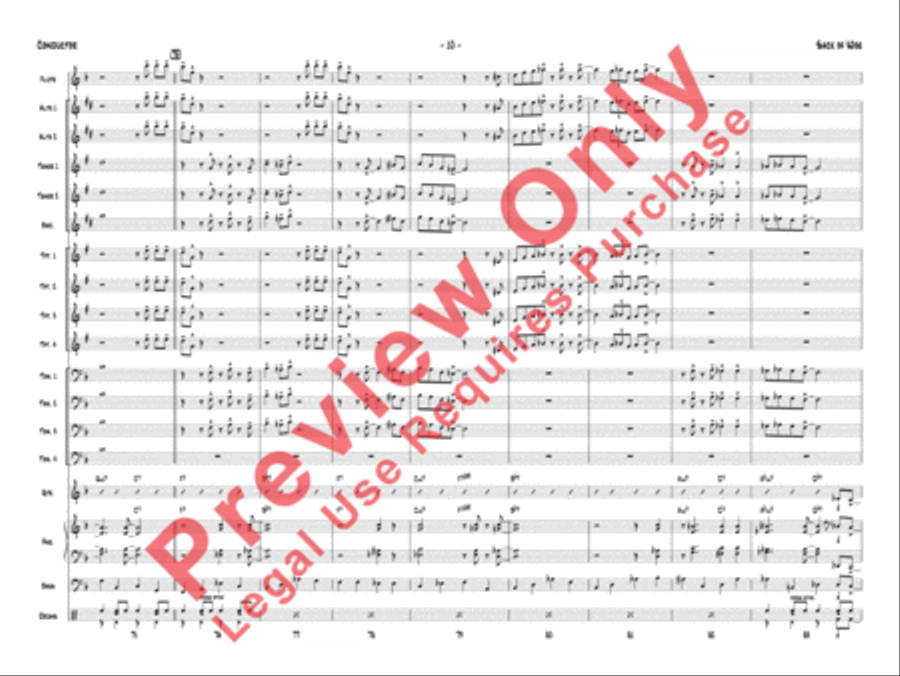 Sack of Woe Jazz Ensemble scores gallery preview page 13