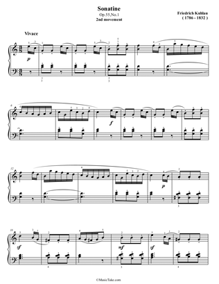 Kuhlau Sonatina in C Major Op.55 No.1 (2nd movement)