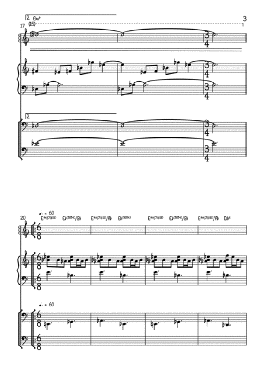 Isolation - Joshua Tindall - Bundle Jazz Ensemble scores gallery preview page 3