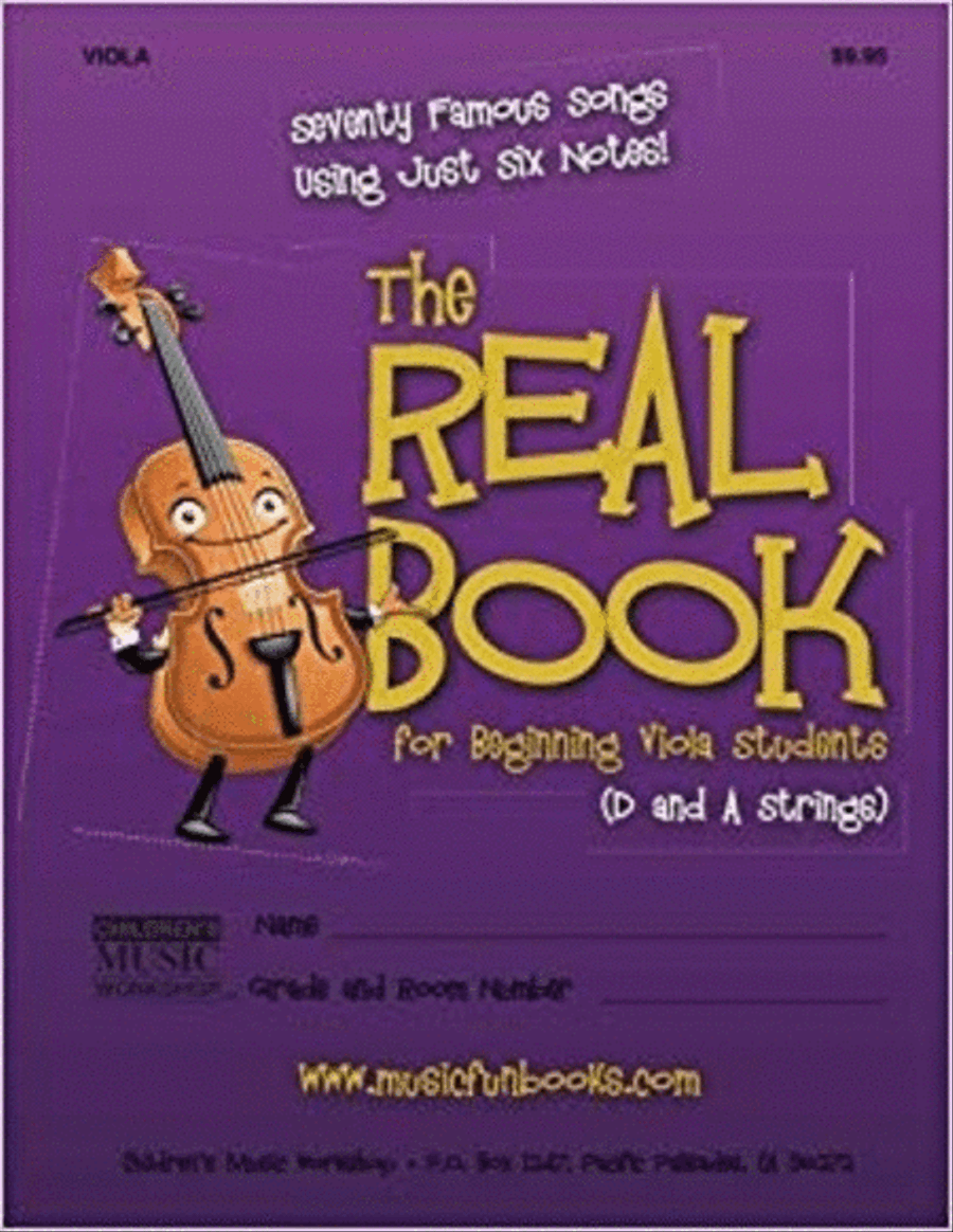 The Real Book for Beginning Viola Students (D and A Strings) Piano scores gallery preview page 1