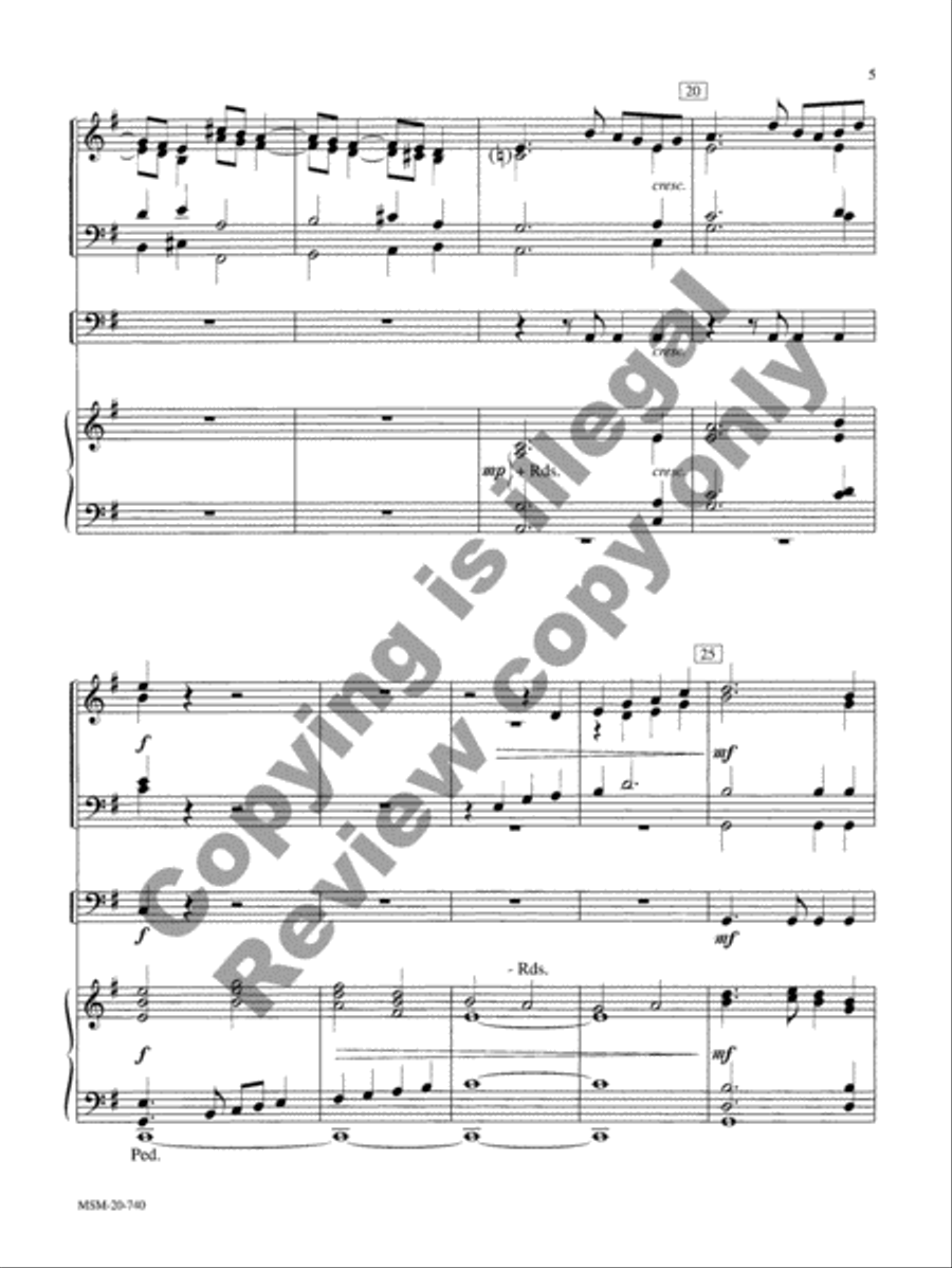 Praise to God, Immortal Praise Organ scores gallery preview page 5