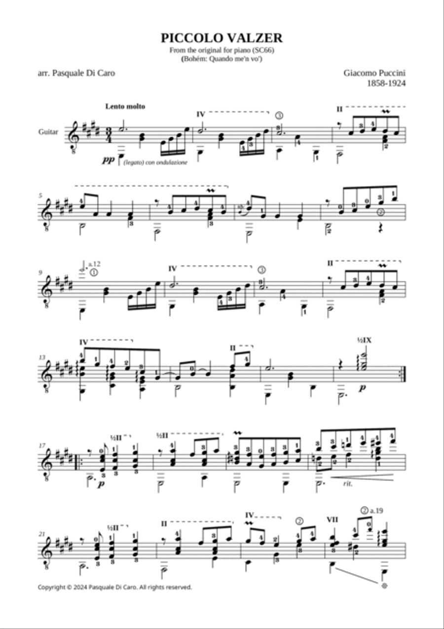 Piccolo Valzer Piccolo scores gallery preview page 2