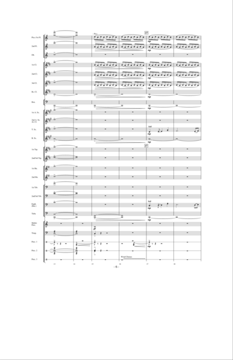 Of Honor and Valor Eternal Concert Band scores gallery preview page 5