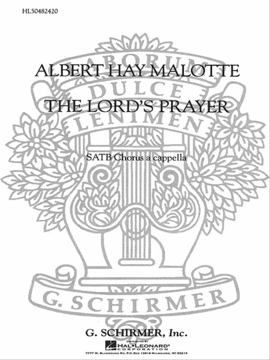 The Lord's Prayer 4-Part scores gallery preview page 1