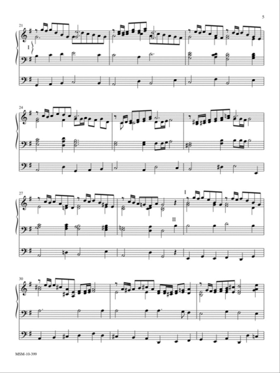 Advent Organ Book Organ scores gallery preview page 5