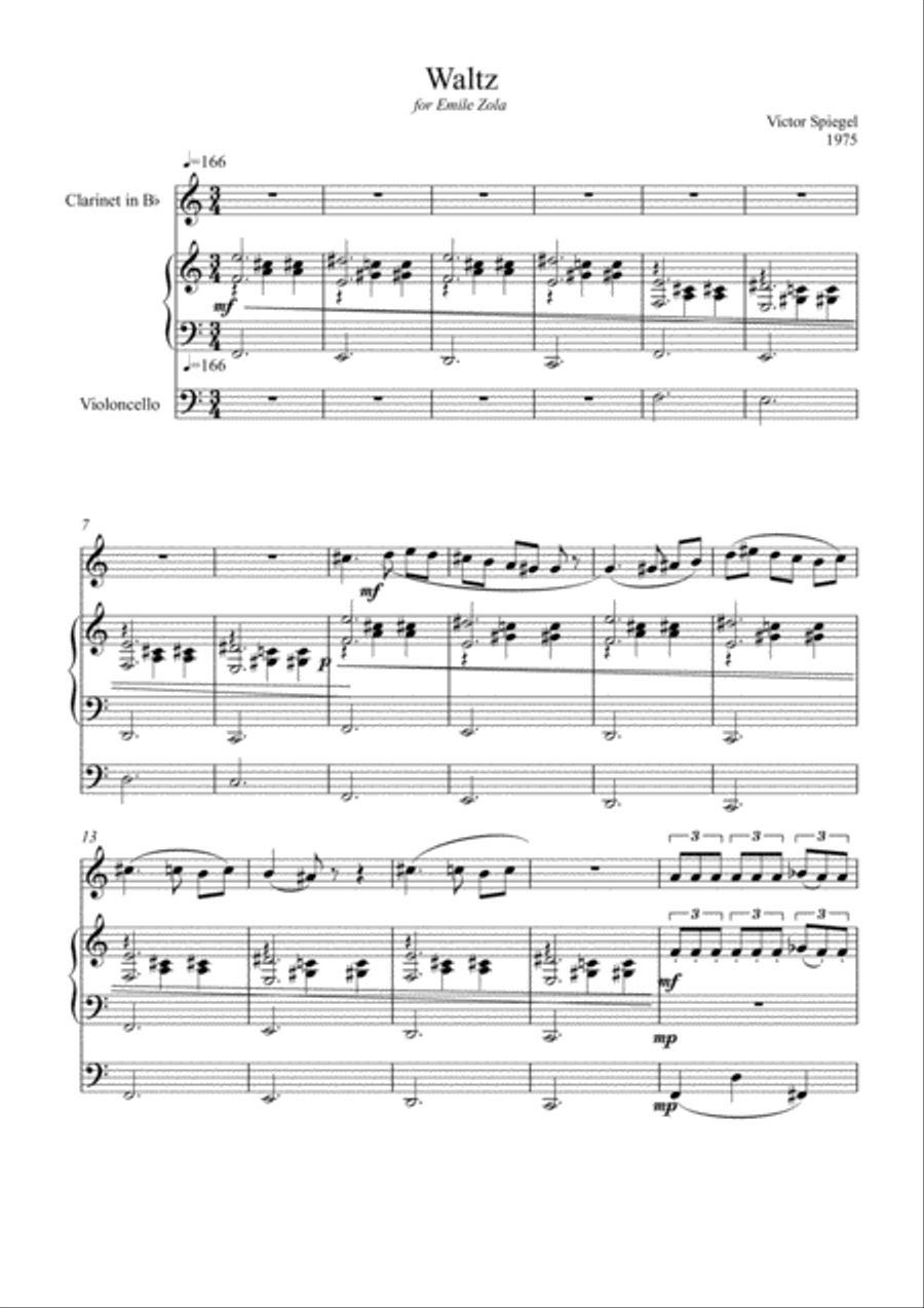 Waltz Small Ensemble scores gallery preview page 1
