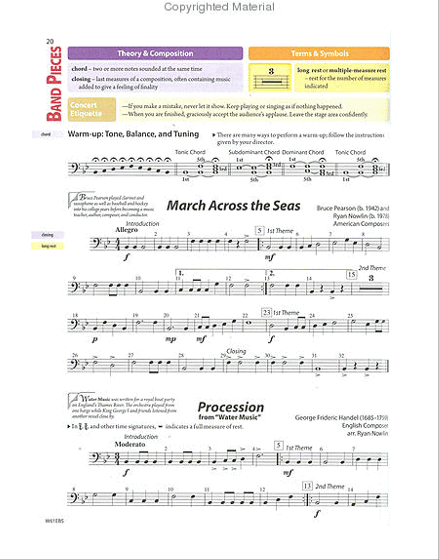 Tradition of Excellence Book 1 - Electric Bass Concert Band Methods scores gallery preview page 6
