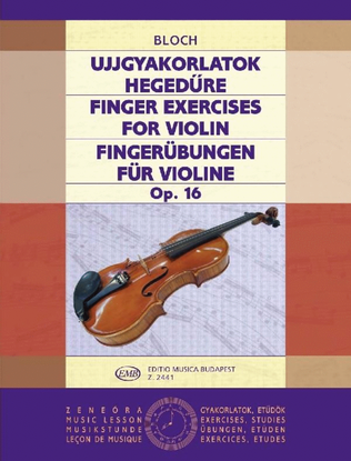 Book cover for Fingerübungen op. 16