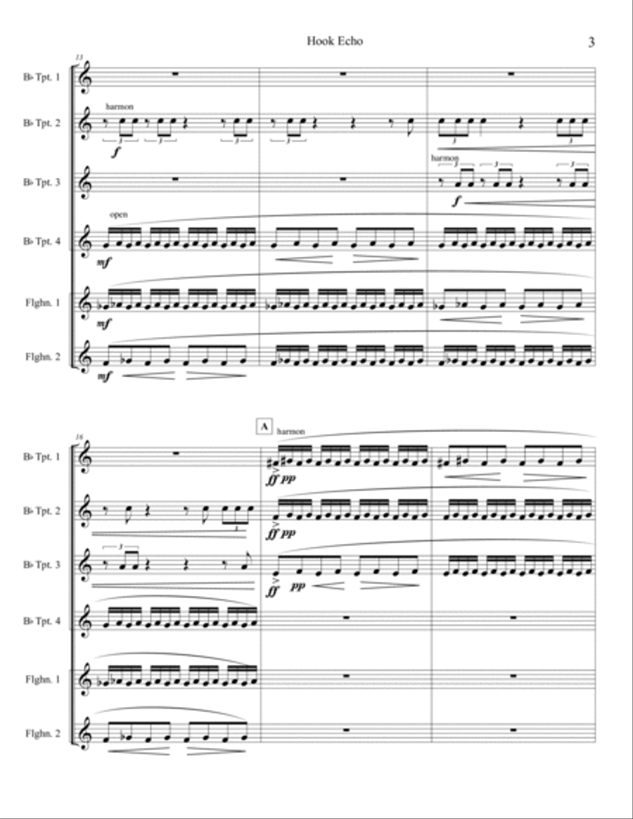 Hook Echo Hook Echo Brass Duet scores gallery preview page 5