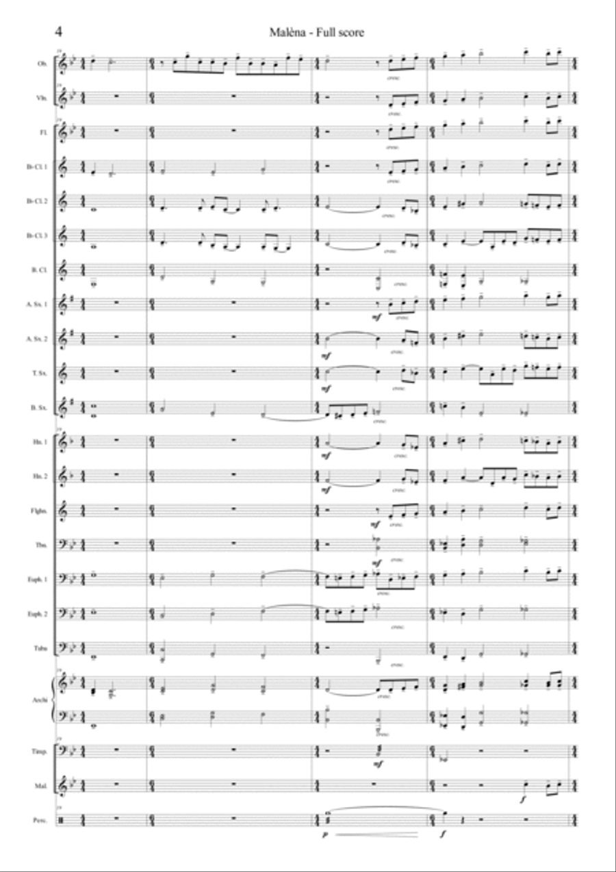Malena Concert Band scores gallery preview page 6
