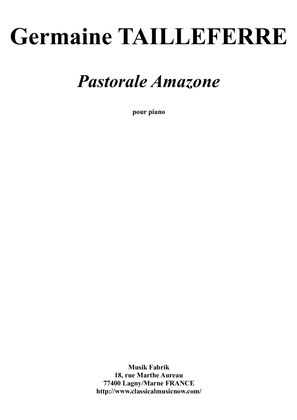 Germaine Tailleferre: Pastorale Amazone for piano