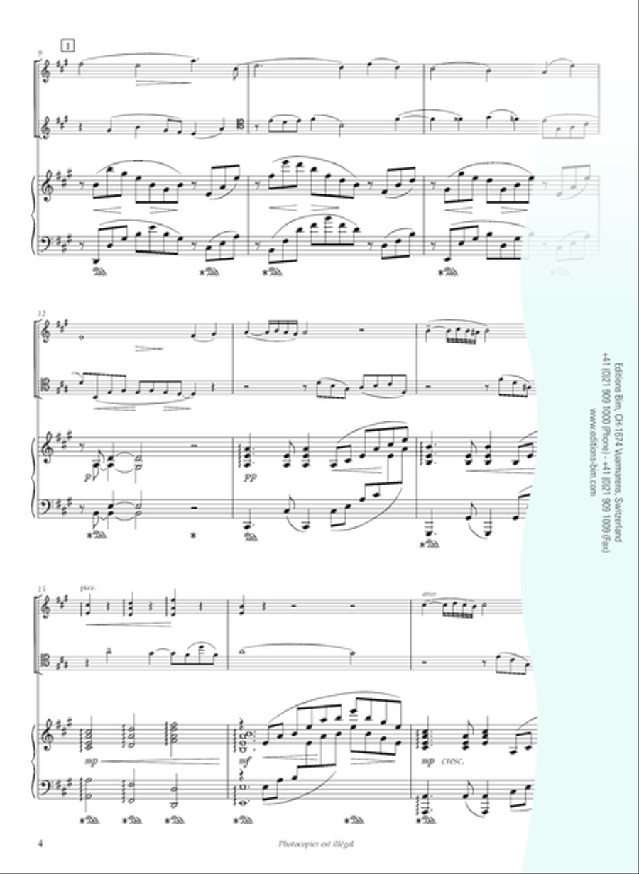 Trio d’Amour Piano Trio scores gallery preview page 3