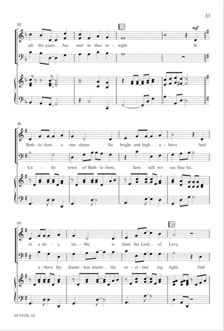 The Perfect Christmas 4-Part scores gallery preview page 35