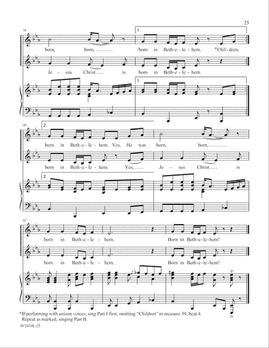 Simply Spirituals Unison Choir scores gallery preview page 26