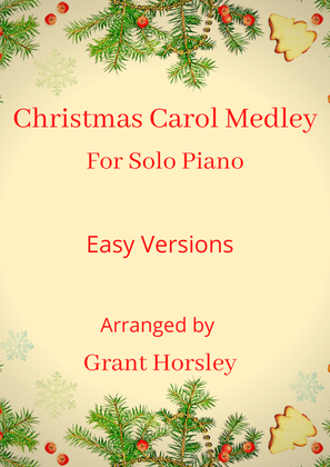 "Christmas Carol Medley"-Piano solo-Early Intermediate