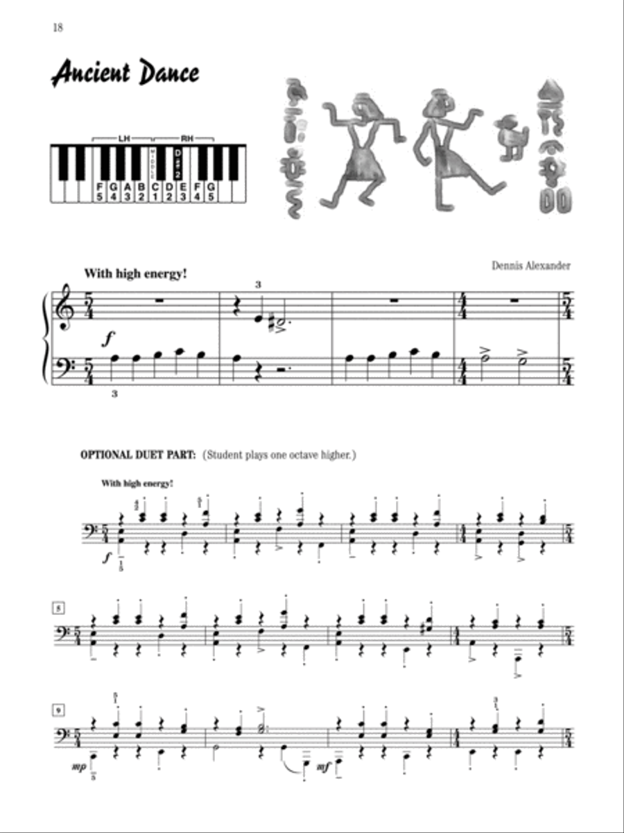 Finger Paintings, Book 1 Easy Piano scores gallery preview page 5
