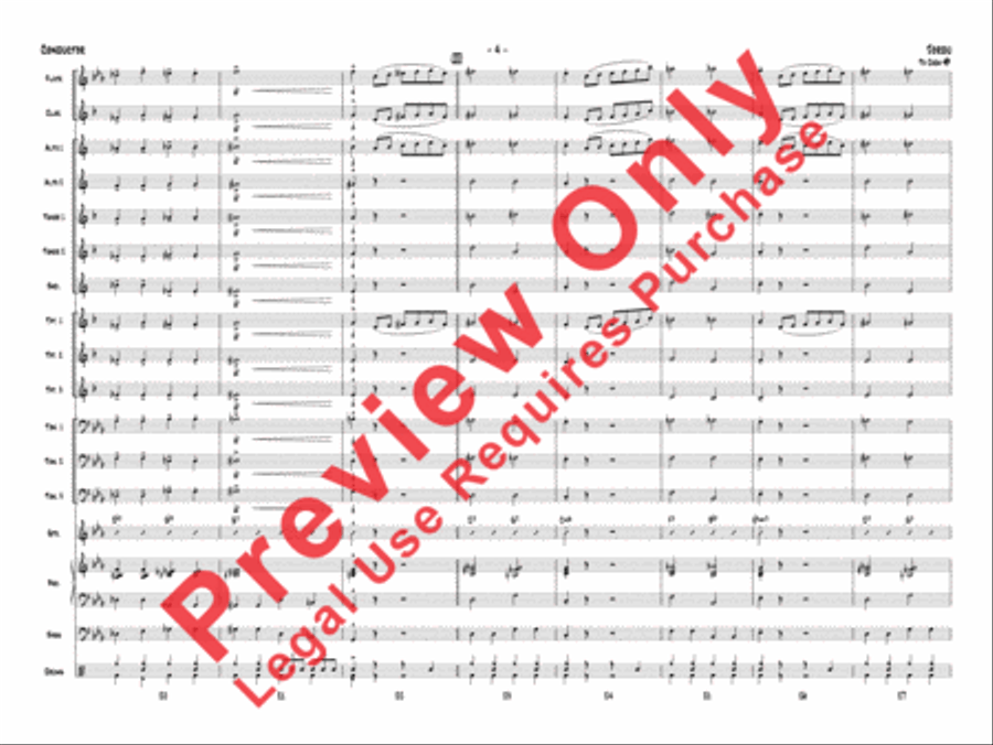 Jordu Jazz Ensemble scores gallery preview page 7