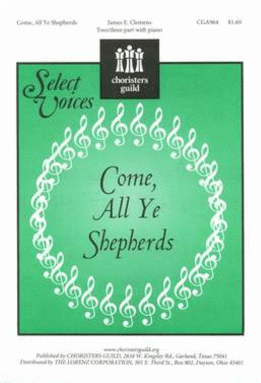 Come, All Ye Shepherds