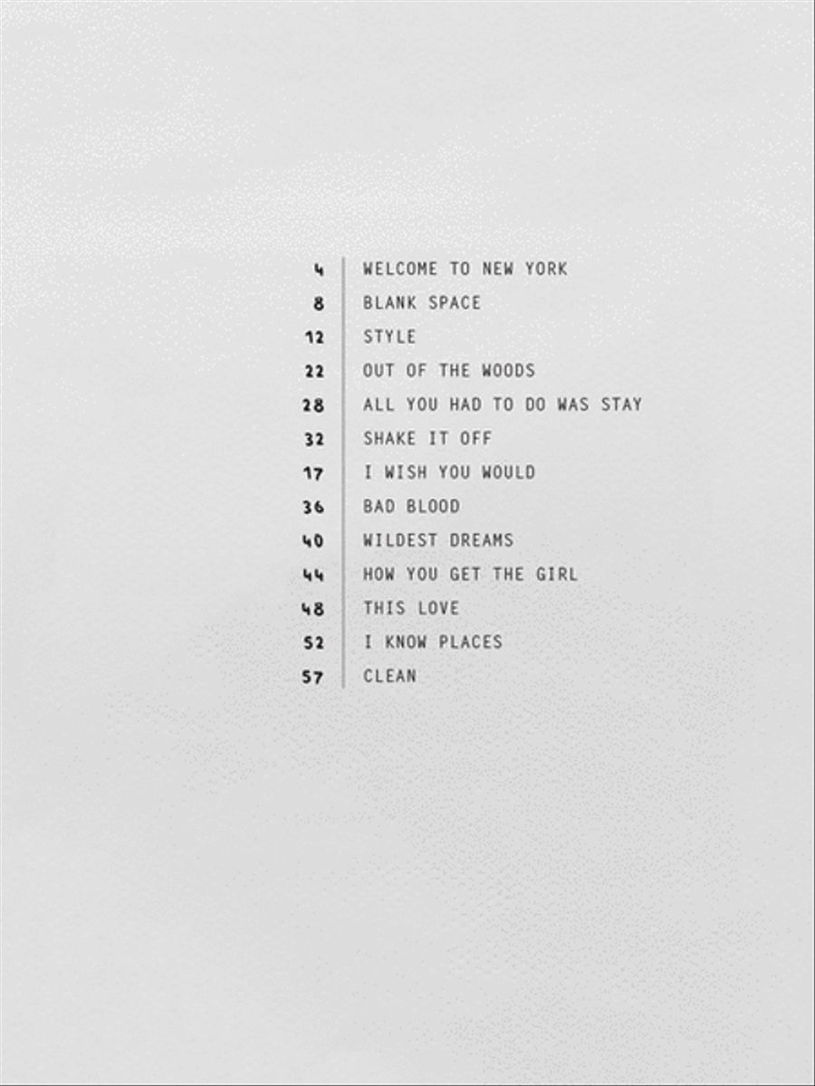 Taylor Swift – 1989 Electric Guitar scores gallery preview page 2