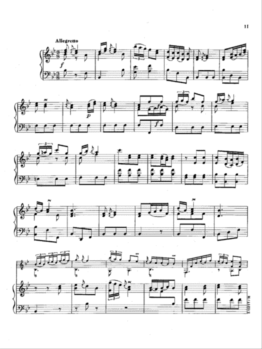 Concerto in B-flat Major for Guitar and Piano (Piano Reduction) Guitar scores gallery preview page 4