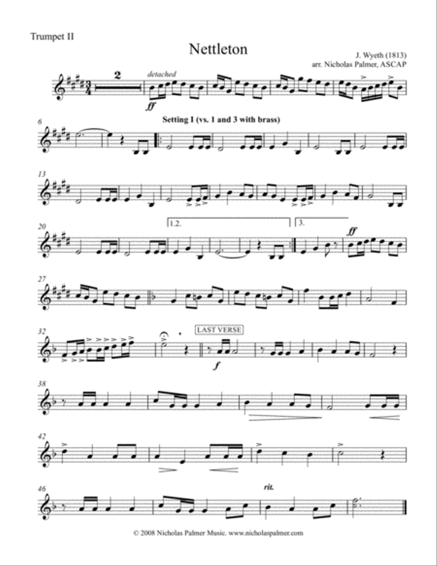 Nettleton - for organ, brass, and timpani Small Ensemble scores gallery preview page 6