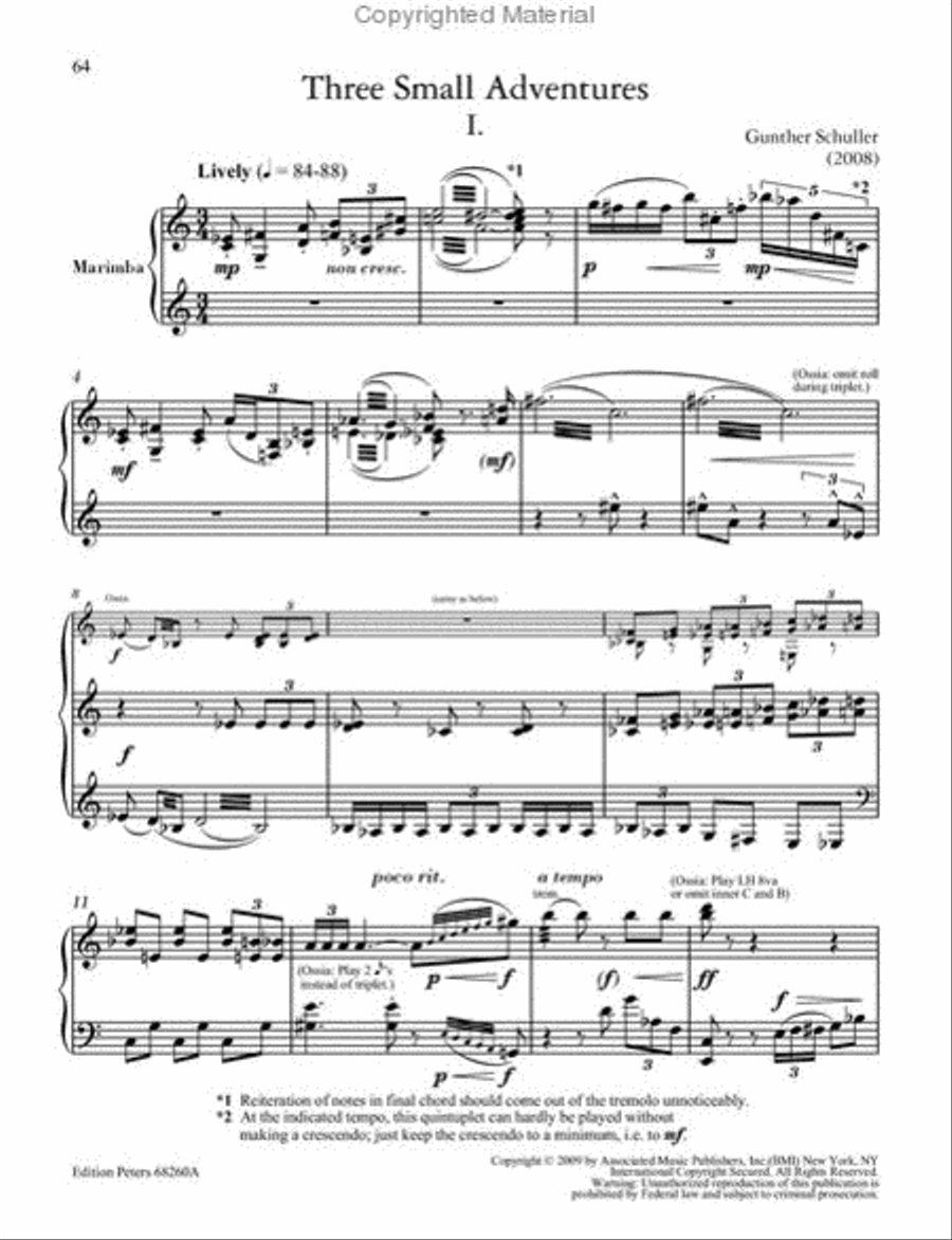 Intermediate Masterworks for Marimba Marimba scores gallery preview page 10