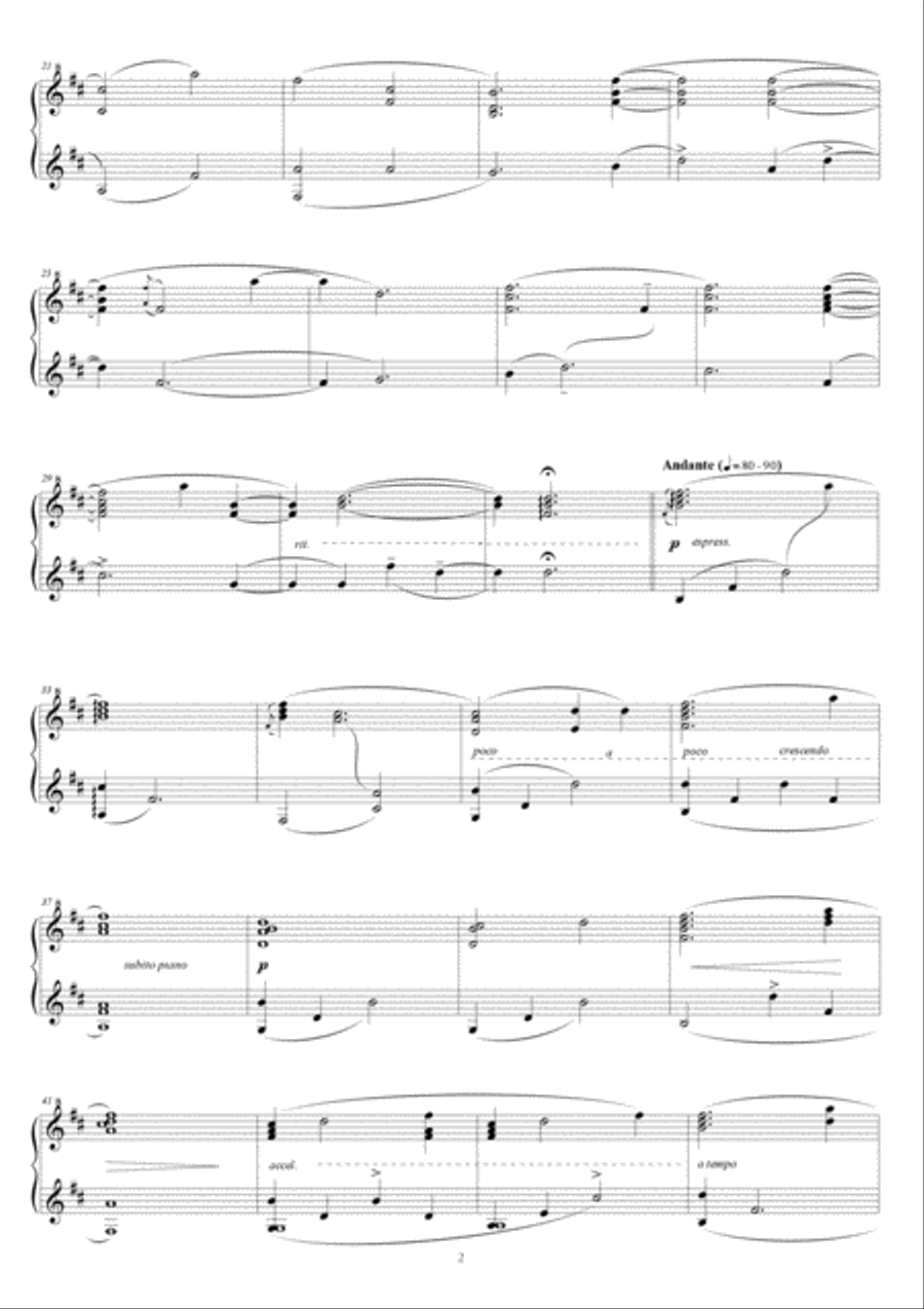Marek Iwaszkiewicz - Empty Inside Piano Solo scores gallery preview page 2