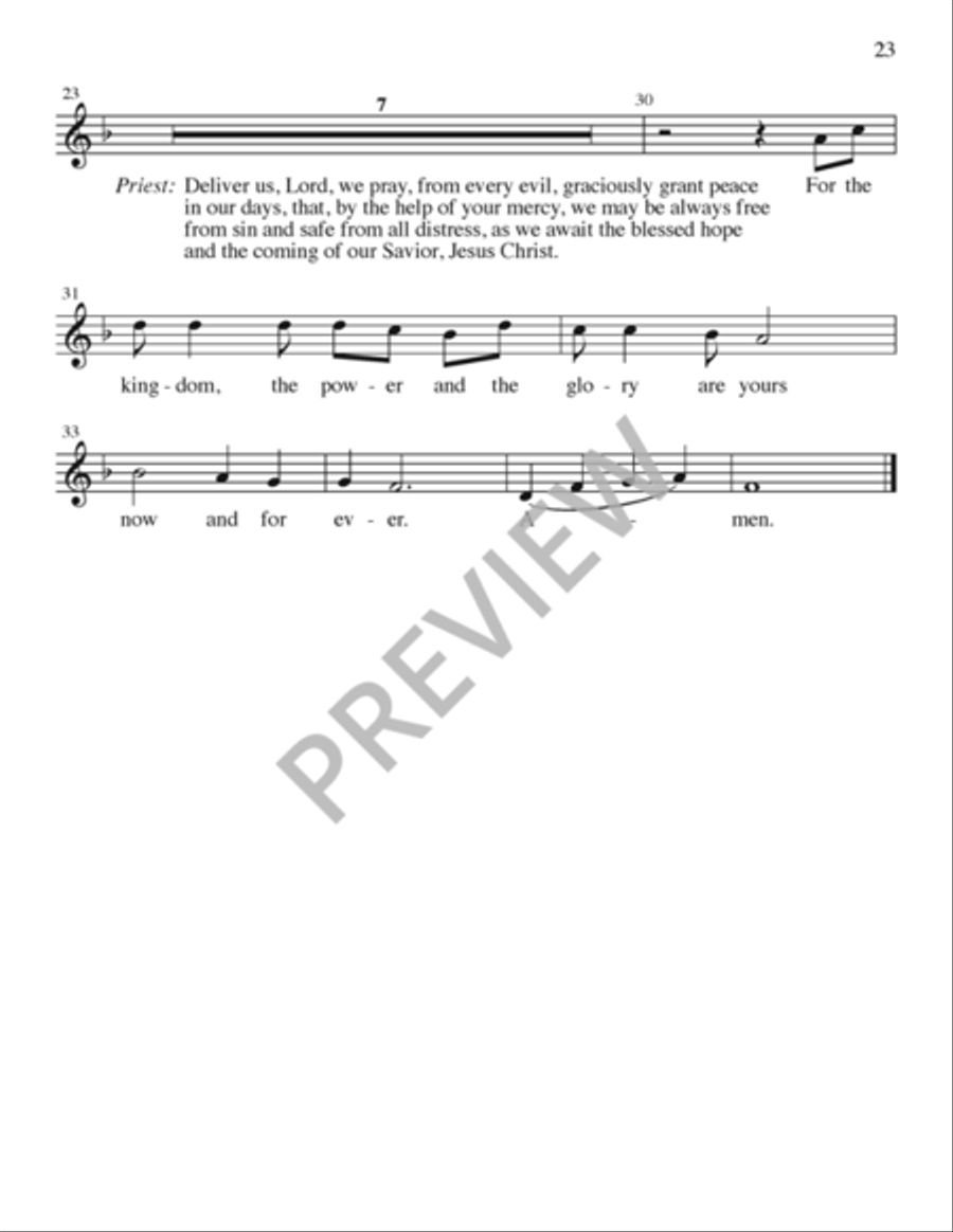 Ruah - Presider edition Ruah - Presider edition C Instrument scores gallery preview page 22