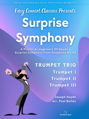 Book cover for Surprise Symphony (Trumpet Trio)