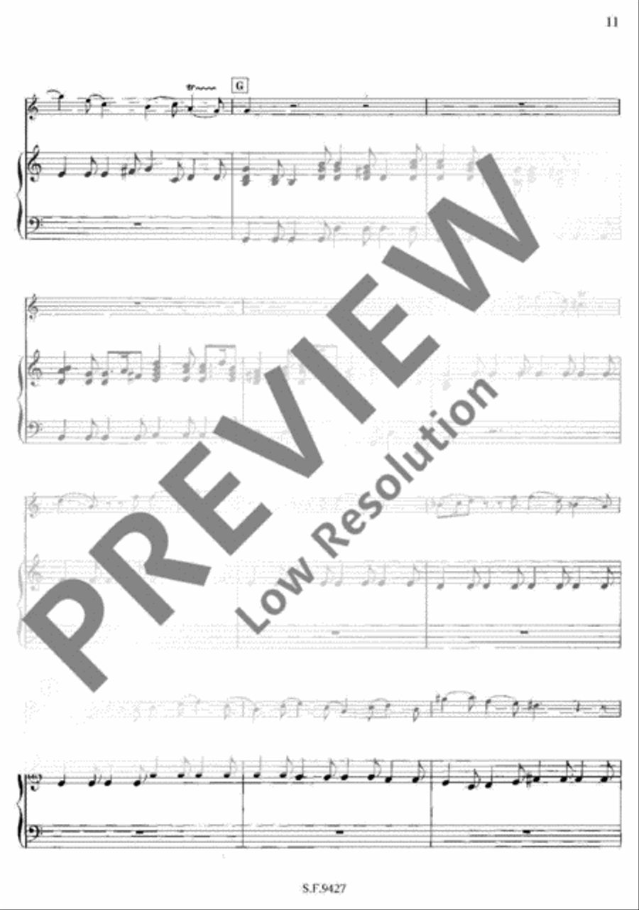 Concerto No. 16 A minor Flute scores gallery preview page 12