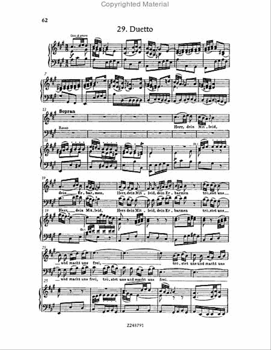 Christmas Oratorio, BWV 248 Choir scores gallery preview page 61