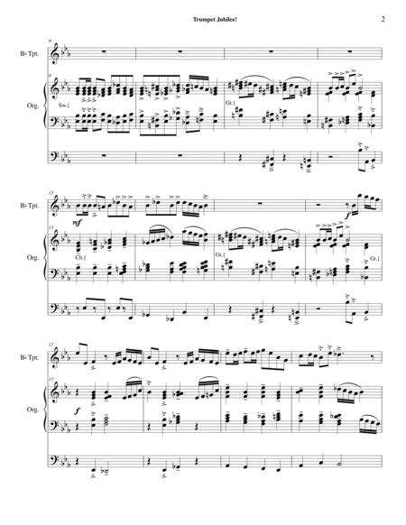 Trumpet Jubilee! (optional trumpet or organ duet part)