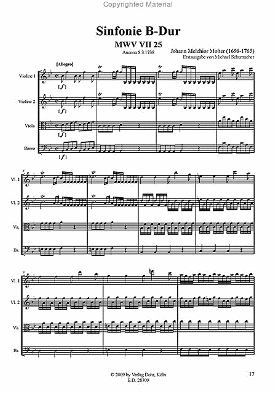 Sinfonien Nr. 24, 25 & 28 Orchestra scores gallery preview page 3