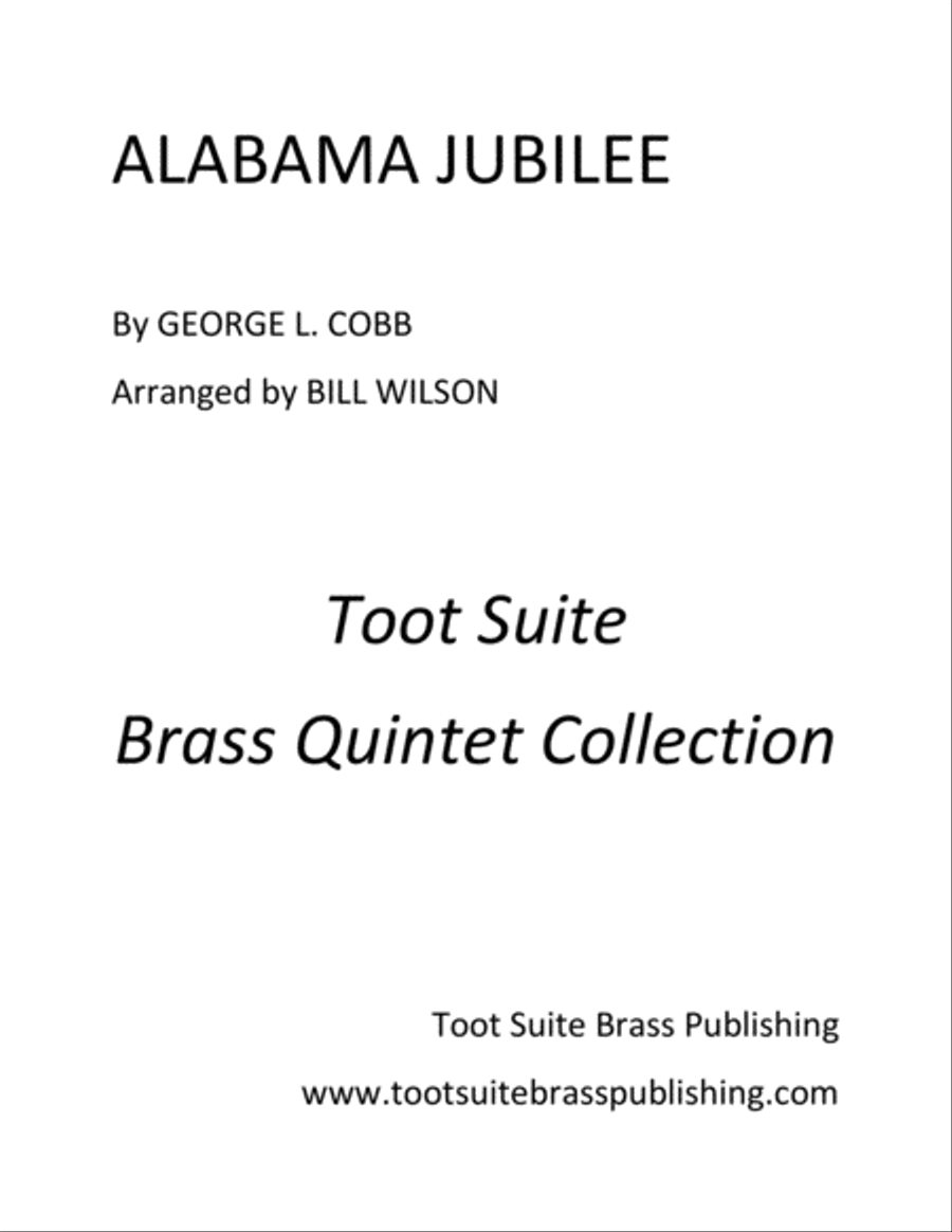 Alabama Jubilee Brass Quintet scores gallery preview page 1