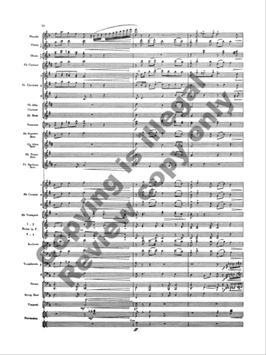 Handel in the Strand Handel in the Strand Concert Band scores gallery preview page 12