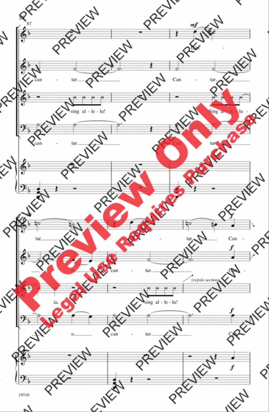 ¡Cantar! (Sing!) ¡Cantar! (Sing!) 3-Part scores gallery preview page 10