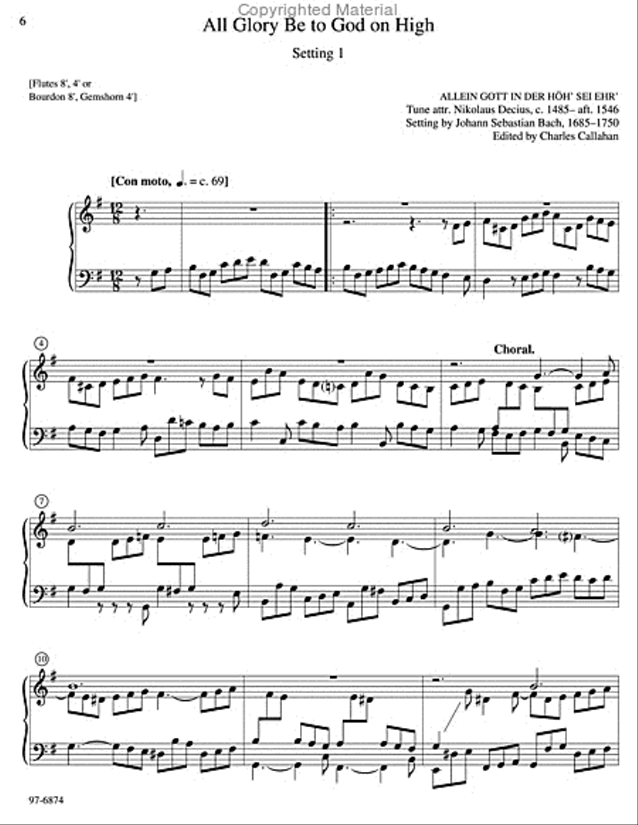 Chorale Preludes and Postludes for Manuals, Vol. 1 Organ scores gallery preview page 3