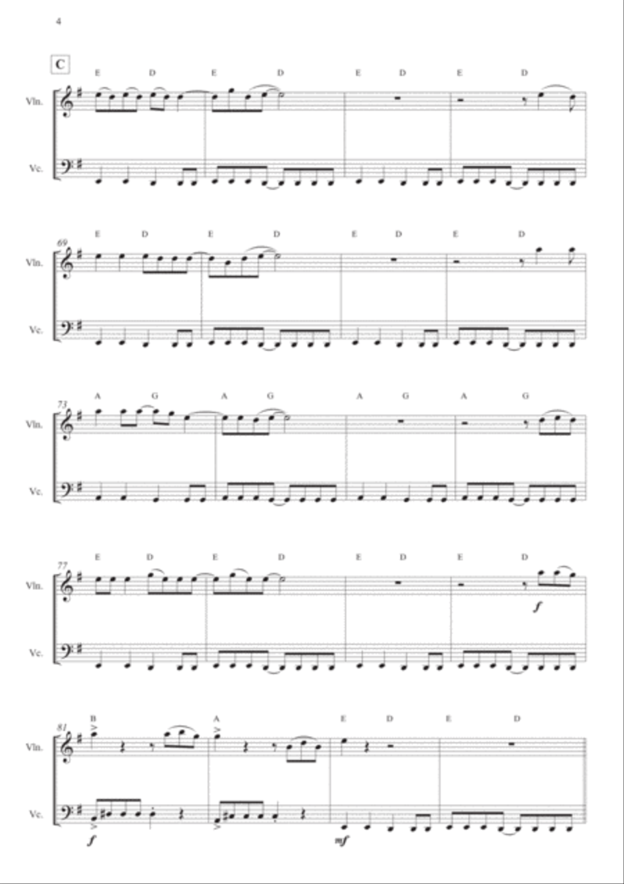 Goo Goo Muck Easy Piano scores gallery preview page 4