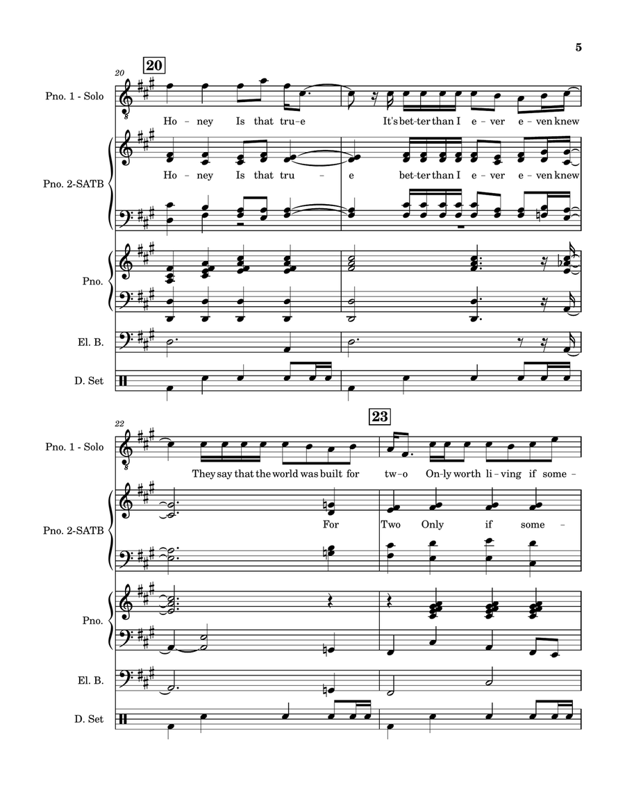 Video Games 4-Part scores gallery preview page 5