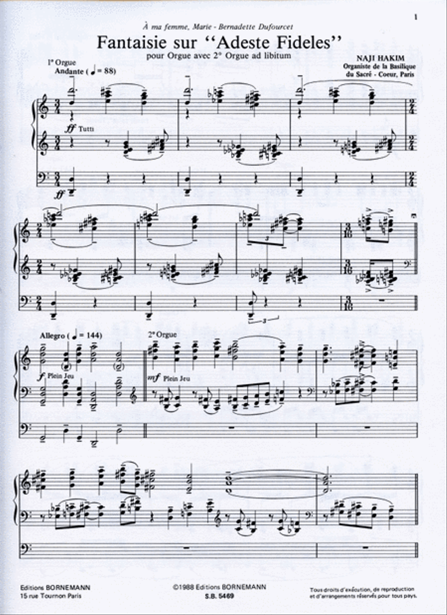 <br>Sheet music extract
