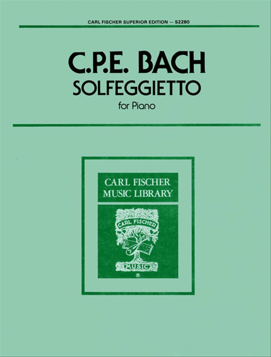 Solfeggietto Piano Solo scores gallery preview page 1