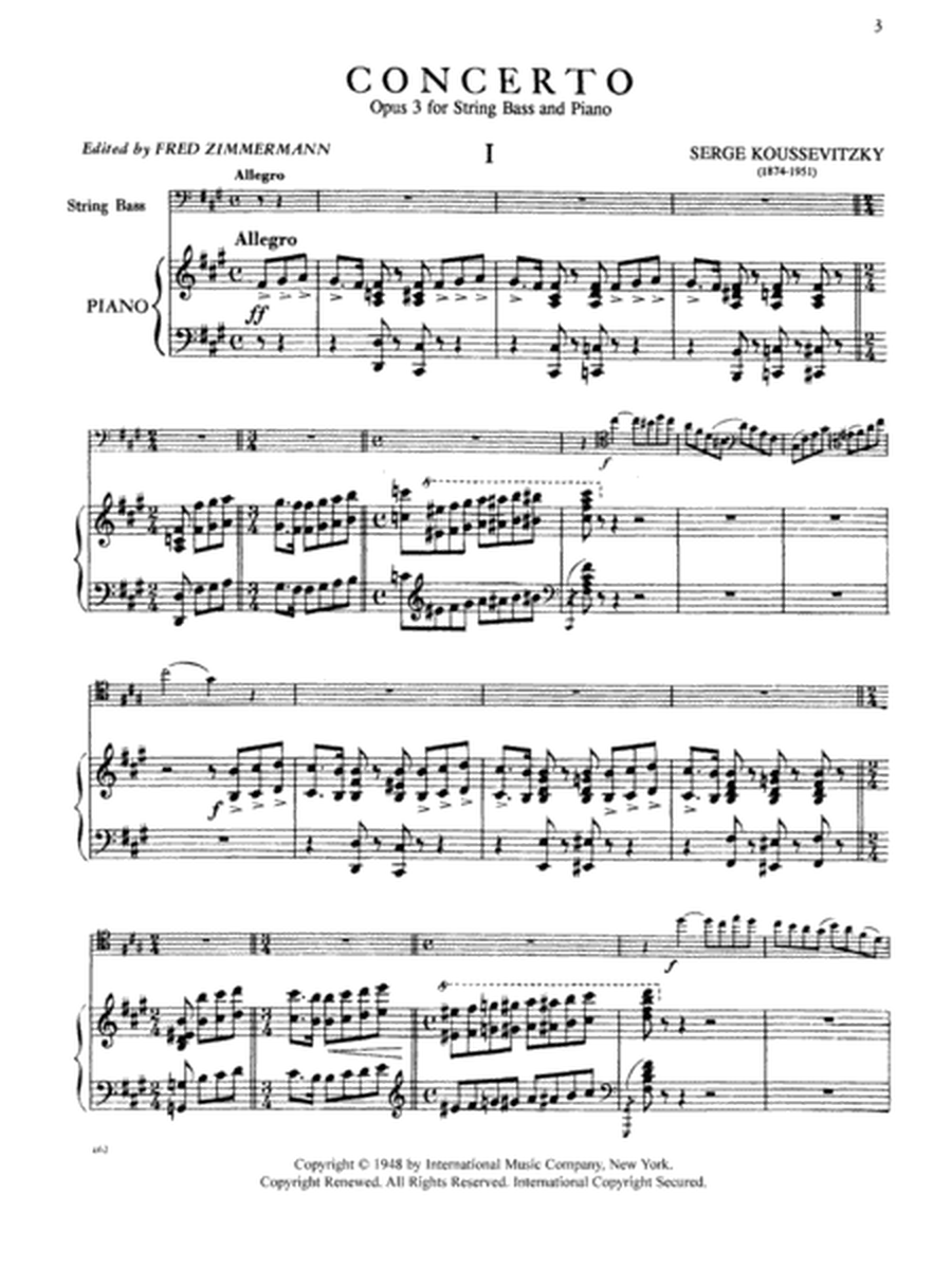 Concerto, Opus 3 (Solo Tuning)
