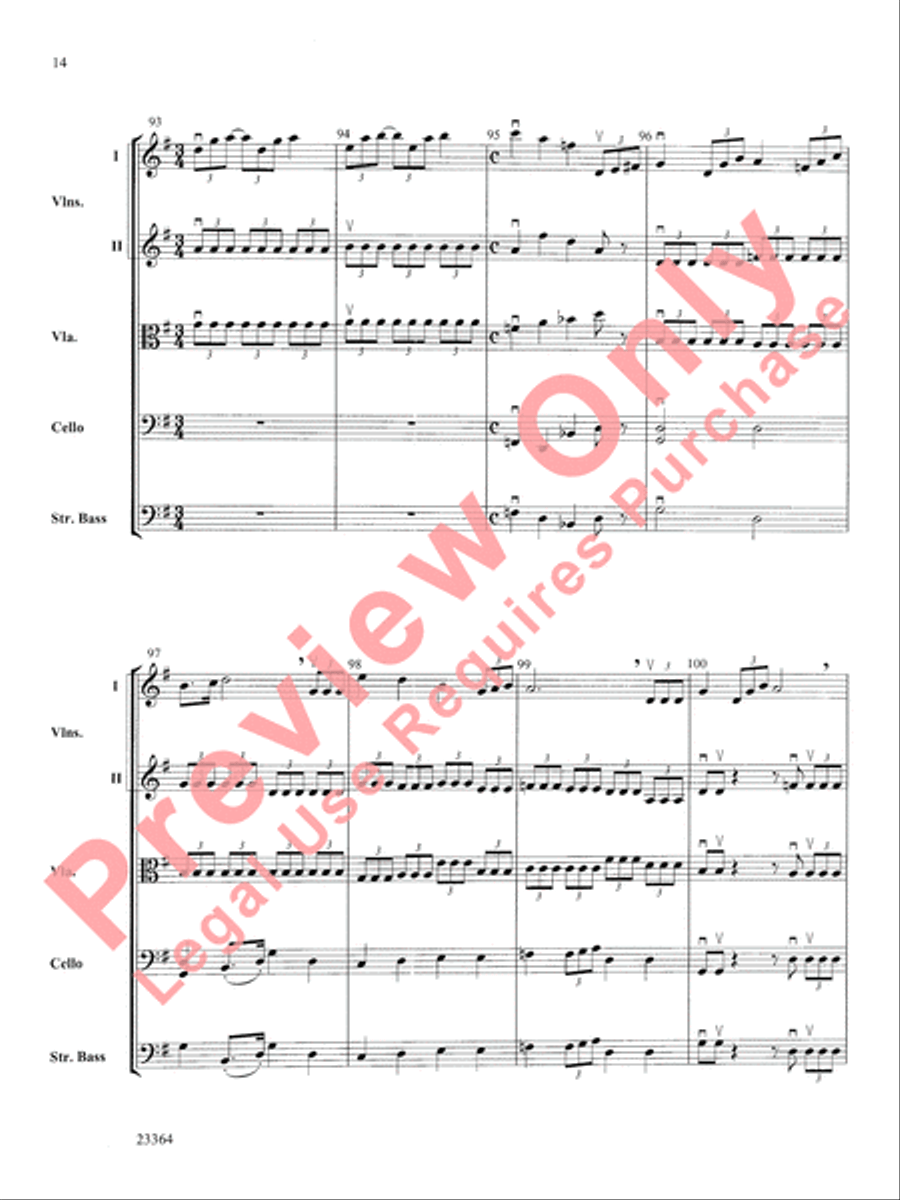 The Adventures of Stringman String Orchestra scores gallery preview page 15