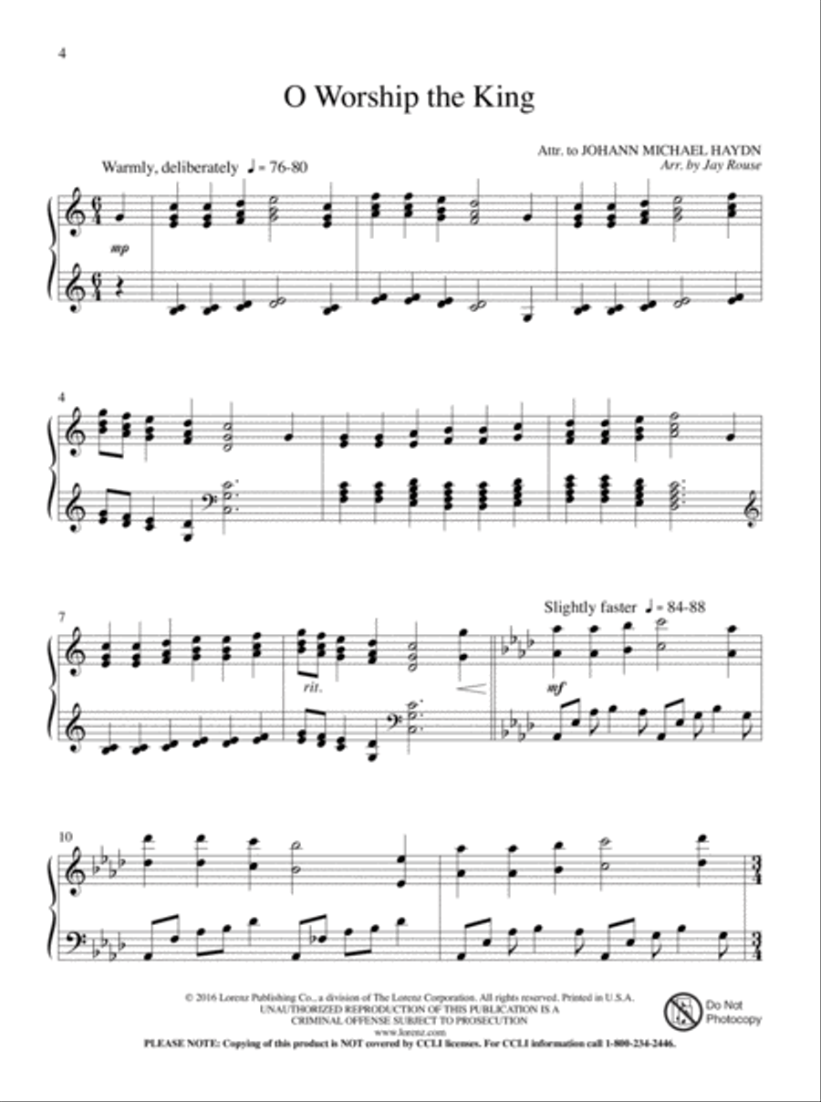 Ivory Inspirations Piano Solo scores gallery preview page 2