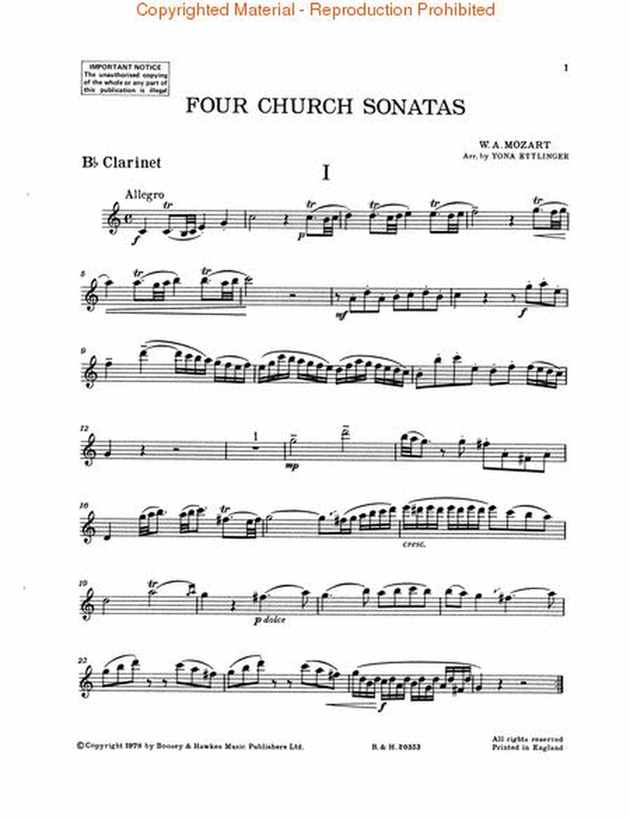 Four Church Sonatas