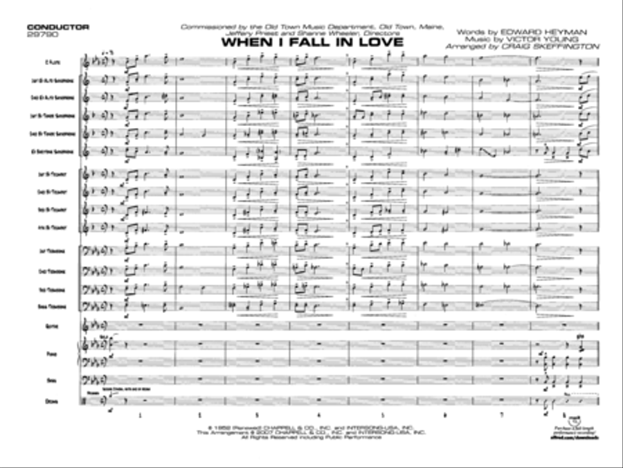 When I Fall in Love Jazz Ensemble scores gallery preview page 15