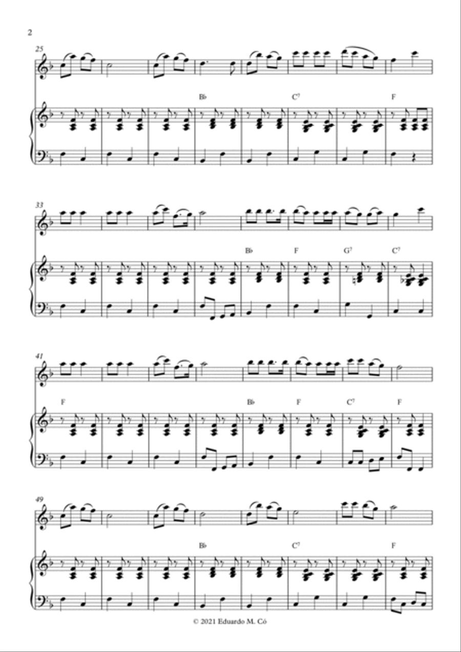 Jingle Bells Flute scores gallery preview page 2